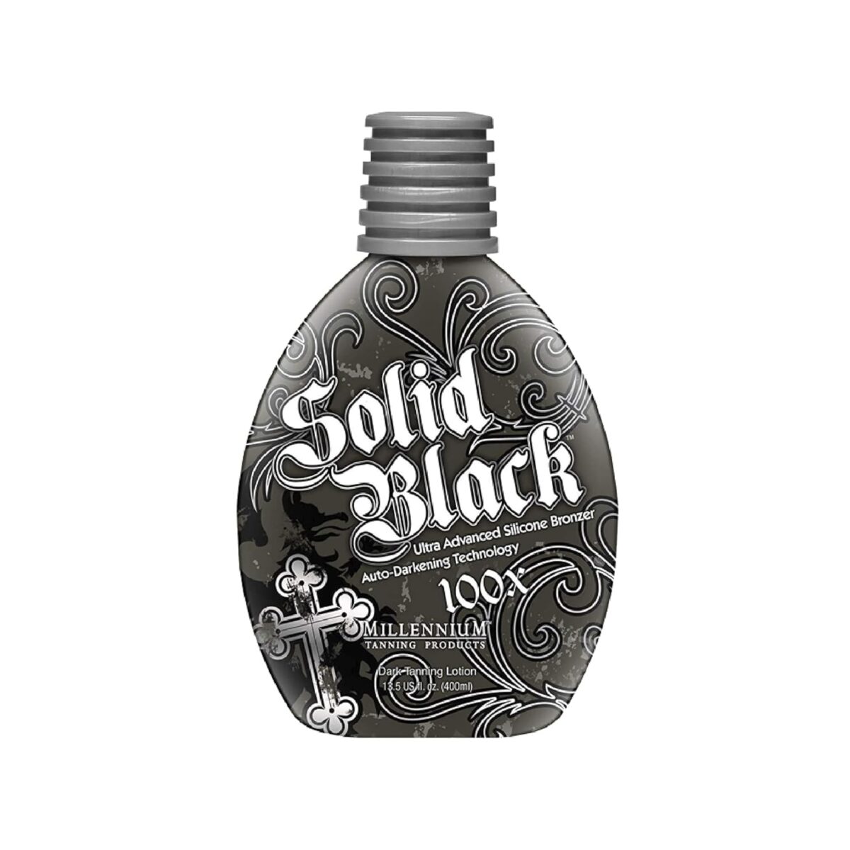 Millennium Tanning SOLID BLACK 100X Dark Tanning Lotion